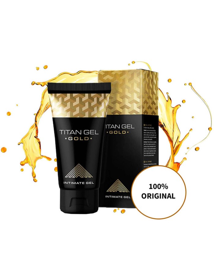 Gel d Agrandissement du Pénis Titan Gel Gold Original 50ml