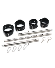 Verstellbare Spreizstange mit 4 Fesseln - Rimba