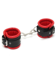 Menottes pour chevilles en cuir Rouge - Rimba