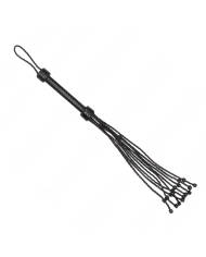 Short Leather Braided Flogger