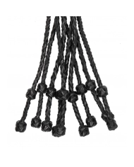 Short Leather Braided Flogger