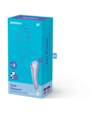 Satisfyer Dual Pleasure Air Pulse (mauve) - Stimulateur Clitoridien
