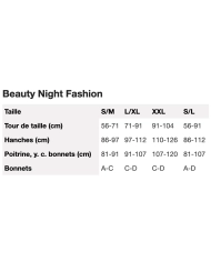 Sexy Babydoll & String Adelaide (Weiß) - Beauty Night