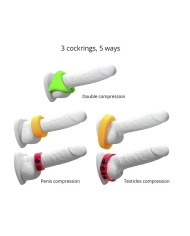 Kit d'anneaux péniens (3 pièces) - Love to Love Neon Ring