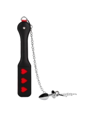 Schwuchtel mit Analplug - Hearts Paddle Ouch!