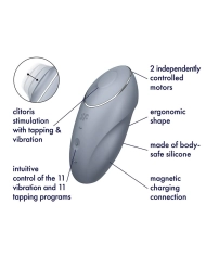 Compact stimulator - Satisfyer Tap & Climax 1