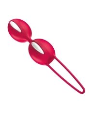 Smartballs Duo Indian Red e bianco - Fun Factory