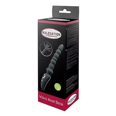 Vibrierende & flexible Analkette - MaleSation Vibro Anal Stick