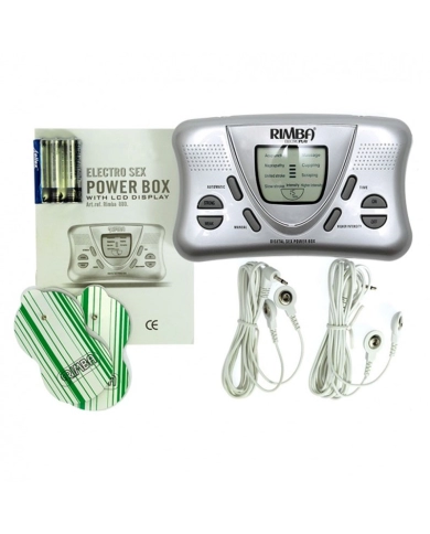 Electro Sex Powerbox set with LCD display - Rimba Electro Sex Powerbox set with LCD display - Rimba