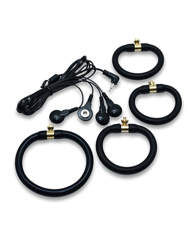 Electro silicone uni polar cock rings - Rimba Electro silicone uni polar cock rings - Rimba