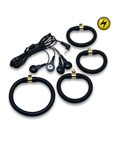 Electro silicone uni polar cock rings - Rimba Electro silicone uni polar cock rings - Rimba