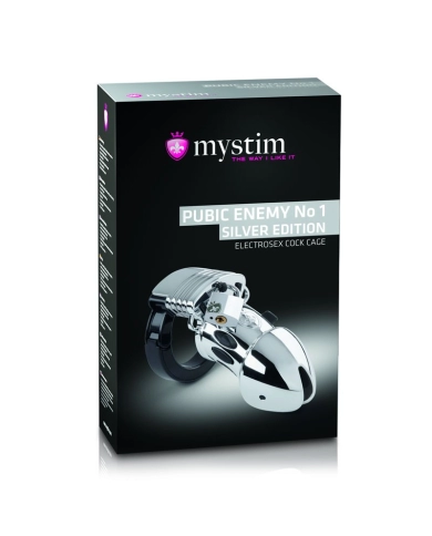 Chastity device Public Enemy No 1 Gold - Mystim Chastity device Public Enemy No 1 Gold - Mystim