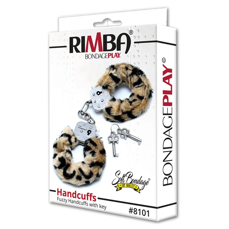 SM Handcuffs with fur Leo - Rimba