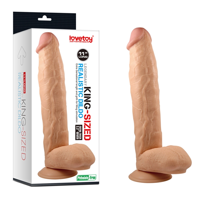 Realistic Dildo with suction cup 28cm - King-Sized 11