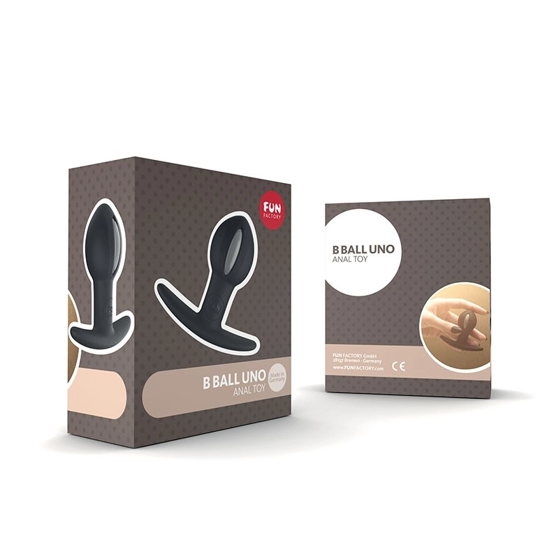 Boule anale - Fun Factory B Ball Uno noir/gris