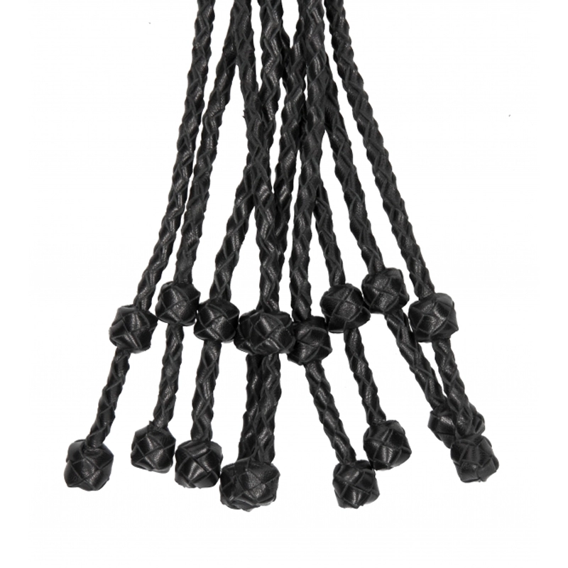 Short Leather Braided Flogger