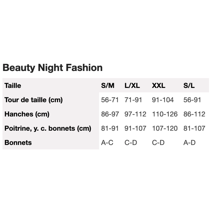 Sexy Babydoll & String Adelaide (Weiß) - Beauty Night