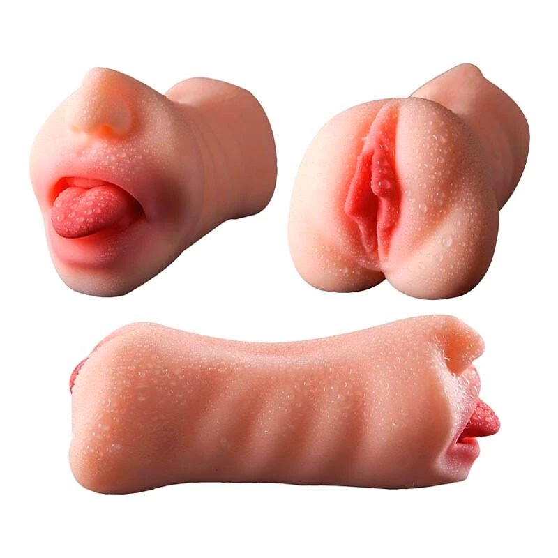 Masturbatore 2 en 1 (Bouche et vagin) - Man Eater Skinsations