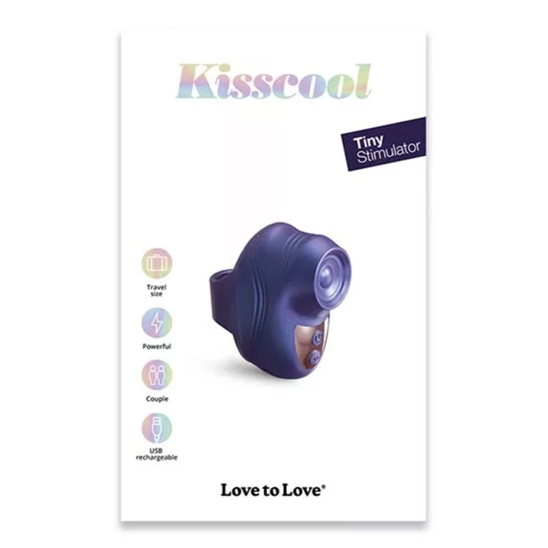 Stimulateur clitoridien (Bleu) - Love to Love Kisscool