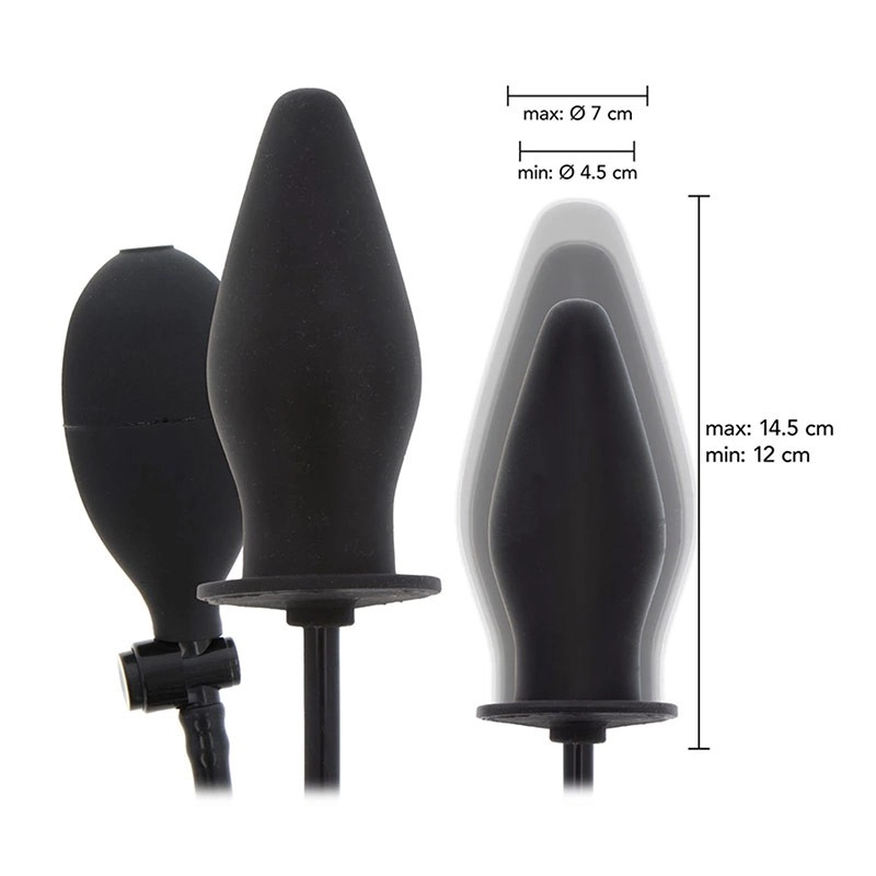 Plug anal gonflable - Hidden Desire Inflatable Butt Plug Advanced