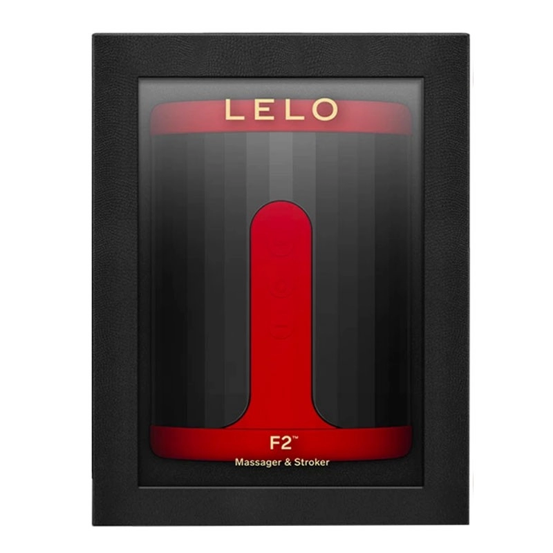 Masturbateur vibrant et connecté LELO F2 (Rouge)